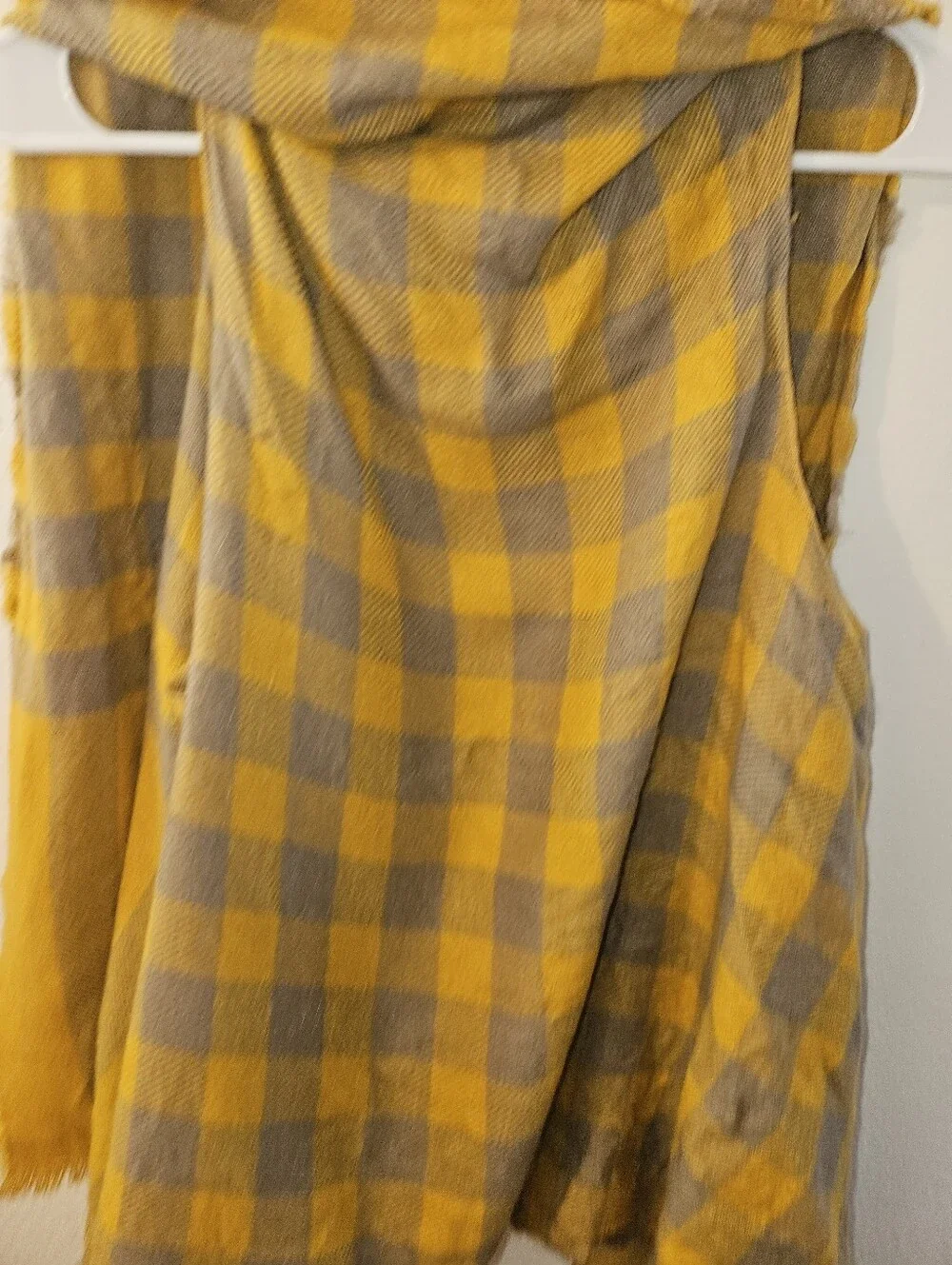 Vintage Womans Plaid Vest One Size